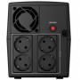 UPS NJOY Keen 2000, 2000VA/1200W, Line-interactive, 4 Prize Schuko cu Protectie, Repornire Automata, Reglaj Automat al Tensiunii