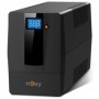 UPS nJoy Horus Plus 600, 600VA/360W, Afisaj LCD cu ecran tactil, 2 Prize Schuko cu Protectie, Repornire Automata, RJ11 protectie