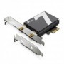 BE9300 Tri-Band Wi-Fi 7 Bluetooth PCI Express Adapter SPEED: 5760 Mbps at 6 GHz + 2880 Mbps at 5 GHz + 688 Mbps at 2.4 GHz SPEC: