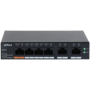DAHUA 6 port Managed Desktop switch, CS4006-4ET-60, Interfata: Port 1-4: 4 × RJ-45 10/100 Mbps (PoE) Port 5-6: 2 × RJ-45 10/100/
