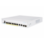 Switch  CISCO CBS350-8FP-E-2G, 8 PORTURI 10/100/1000, 2 x SFP, POE 120w, Buffer: 1.5 Mb, Flash 256Mb, CPU: 800 MHz ARM , DRAM: 5