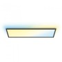 Panou LED WiZ Panel RT, Wi-Fi, control vocal, 36W, 3400 lm, lumina alba (2700-6500K), IP20, 120x30cm, Negru